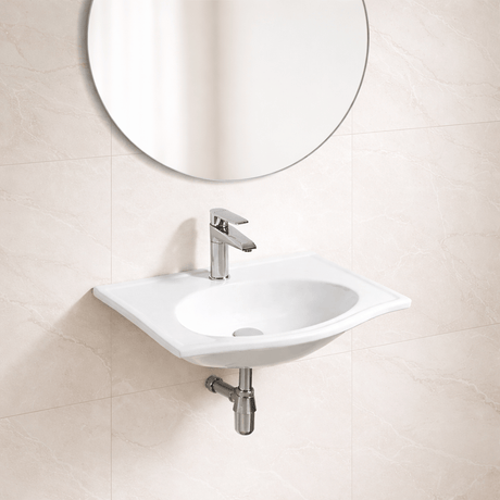 Pencer Vitreous China Wall-Mount Bathroom Sink