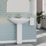 Pengeseo Vitreous China Pedestal Sink