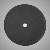 Pepster Round Cast Concrete Vessel Sink - Black