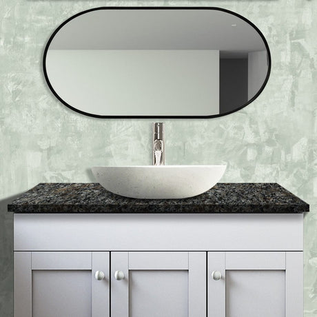 Pepster Round Cast Concrete Vessel Sink - Cream