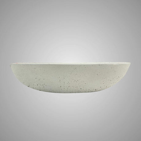 Pepster Round Cast Concrete Vessel Sink - Cream