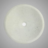 Pepster Round Cast Concrete Vessel Sink - Cream