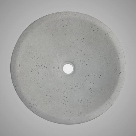 Pepster Round Cast Concrete Vessel Sink - Dark Grey