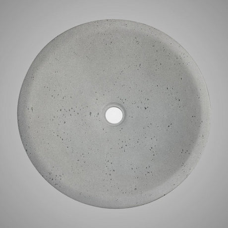 Pepster Round Cast Concrete Vessel Sink - Dark Grey