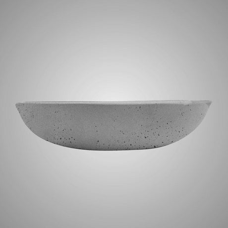 Pepster Round Cast Concrete Vessel Sink - Dark Grey