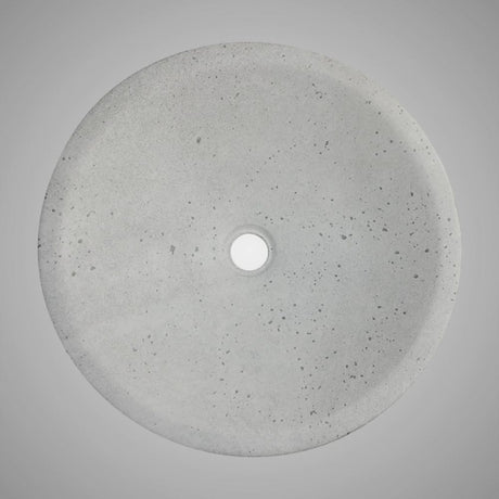Pepster Round Cast Concrete Vessel Sink - Light Grey