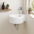 Pinto Vitreous China Corner Wall-Mount Bathroom Sink