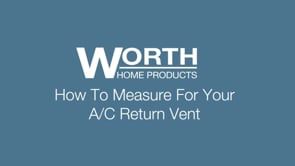 Paintable Wood Air Return Grille - 12" x 12" Duct Size