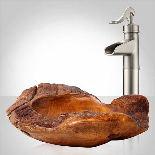 Pryor Teak Root Vessel Sink – Magnus Home Products