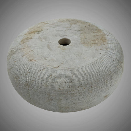 Repley Marble Vessel Sink with Polished Interior - Cream