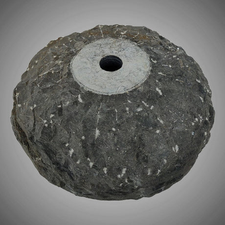 Reppoto Marble Vessel Sink with Polished Interior - Black