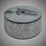 Retaka Marble Vessel Sink with Hammered Exterior - Polished Black Interior