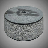 Retaka Marble Vessel Sink with Hammered Exterior - Polished Black Interior
