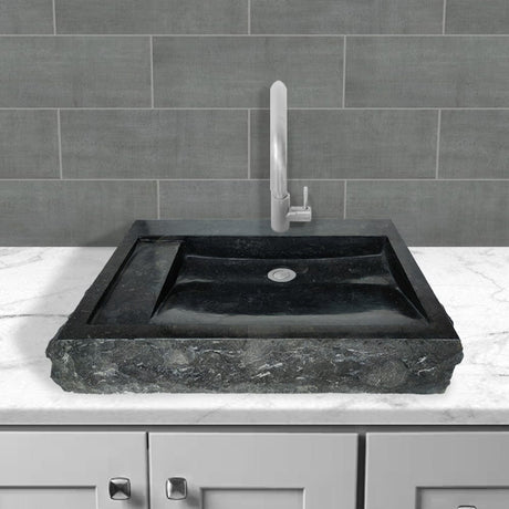 Retter Marble Vessel Sink - Black