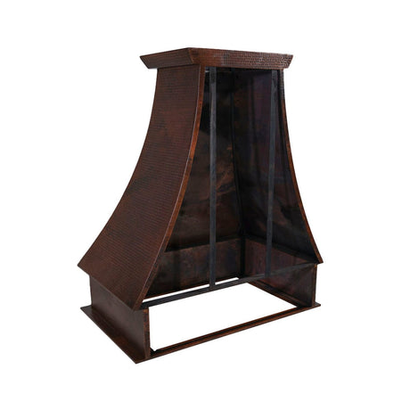 Ricardo Hammered Copper Range Hood