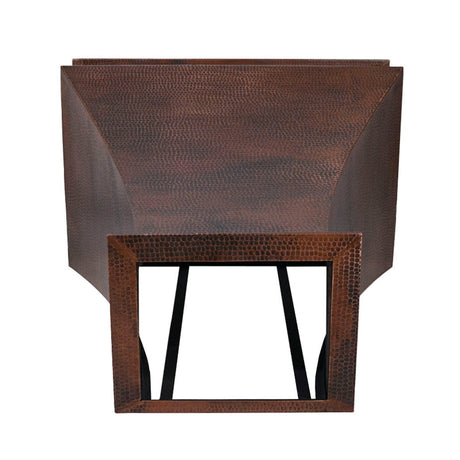 Ricardo Hammered Copper Range Hood