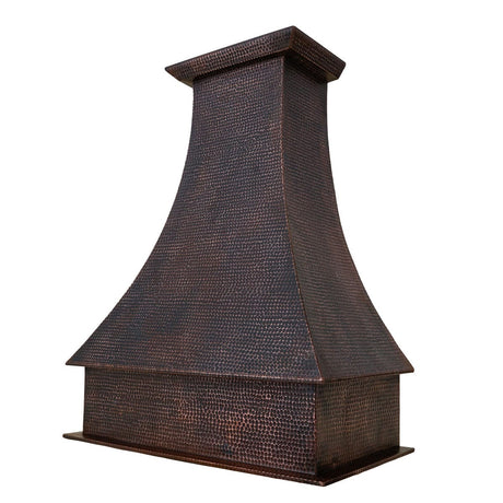 Ricardo Hammered Copper Range Hood