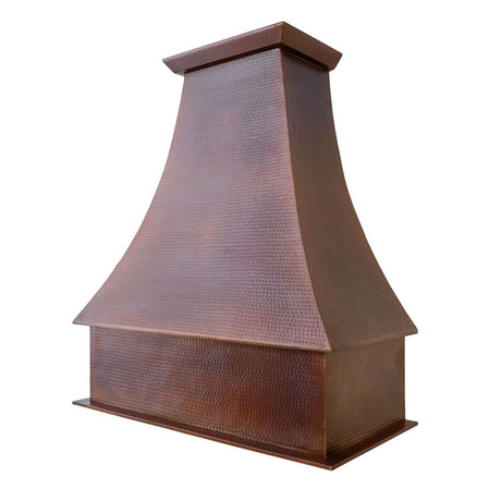 Ricardo Hammered Copper Range Hood