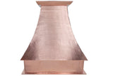 Ricardo Hammered Copper Range Hood