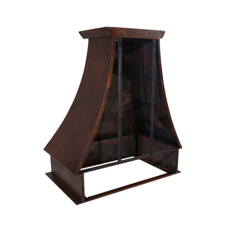 Ricardo Hammered Copper Range Hood