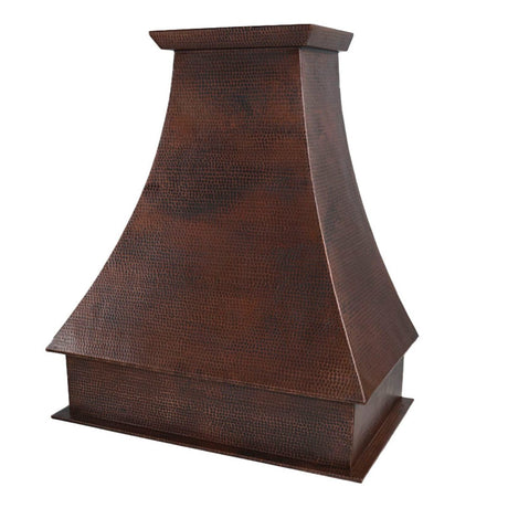 Ricardo Hammered Copper Range Hood