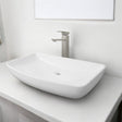 Ridge Rectangular Vitreous China Vessel Sink