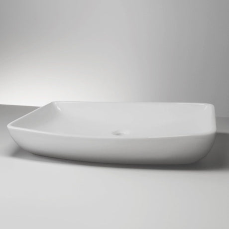 Ridge Rectangular Vitreous China Vessel Sink