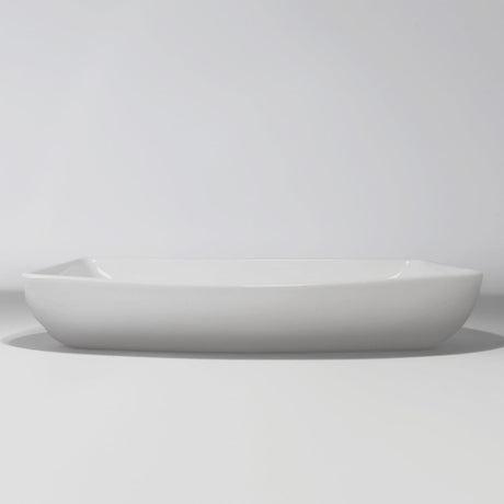 Ridge Rectangular Vitreous China Vessel Sink