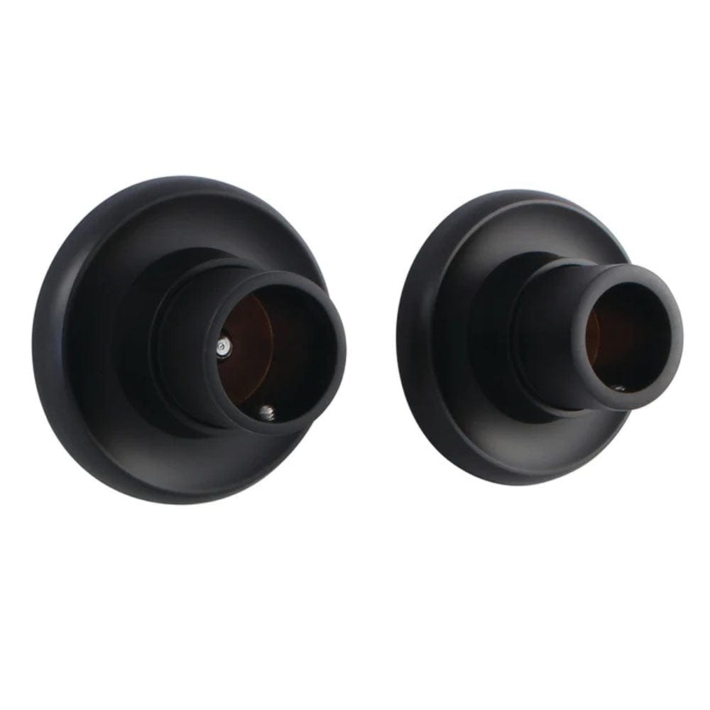 Round Shower Rod Base Concave Design