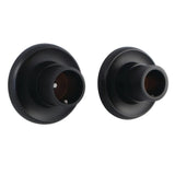 Round Shower Rod Base Concave Design