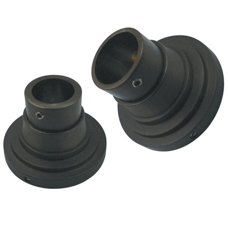 Round Shower Rod Base Tiered Design