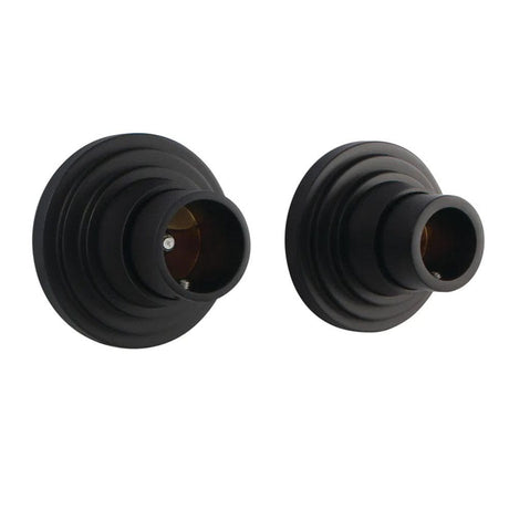 Round Shower Rod Base Tiered Design