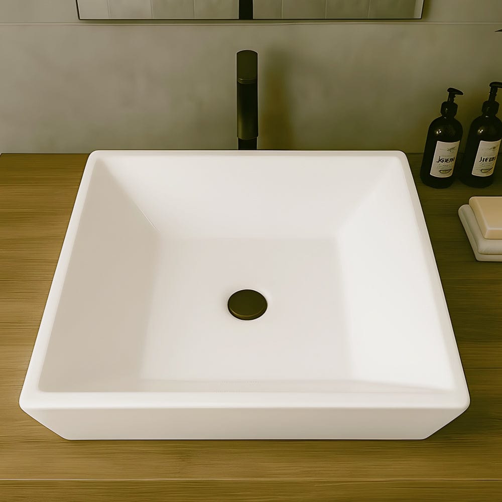 Ruca Square Vitreous China Vessel Sink