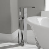 Sanibel Thermostatic Waterfall Freestanding Tub Faucet with Hand Shower
