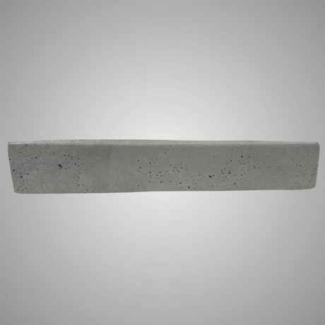 Sapa Rectangular Cast Concrete Vessel B-Grade Sink - Dark Grey