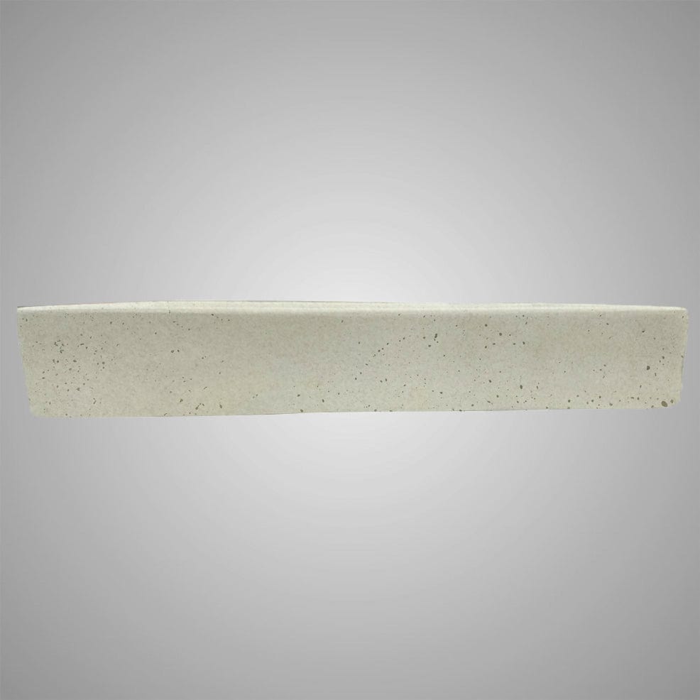 Sapa Rectangular Cast Concrete Vessel Sink - Cream