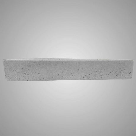 Sapa Rectangular Cast Concrete Vessel Sink - Light Grey