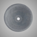 Saster Round Cast Concrete Vessel Sink - Dark Grey