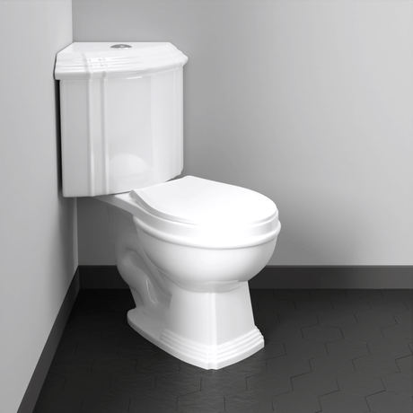 Seneca Dual-Flush Two-Piece Corner Toilet - Comfort Height