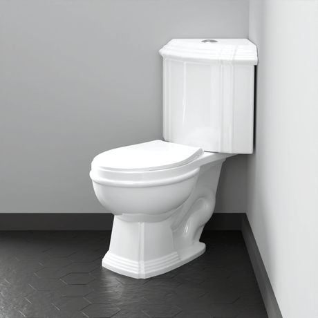 Seneca Dual-Flush Two-Piece Corner Toilet - Comfort Height