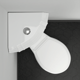 Seneca Dual-Flush Two-Piece Corner Toilet - Comfort Height