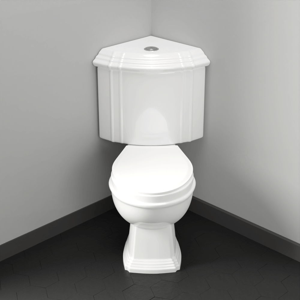 Seneca Dual-Flush Two-Piece Corner Toilet - Comfort Height