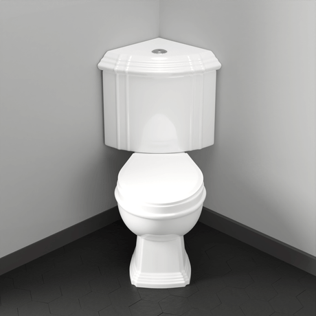 Seneca Dual-Flush Two-Piece Corner Toilet - Comfort Height