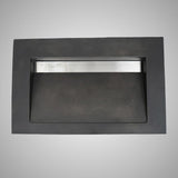 Severo Cast Concrete Rectangular Vessel Sink - Dusk Grey