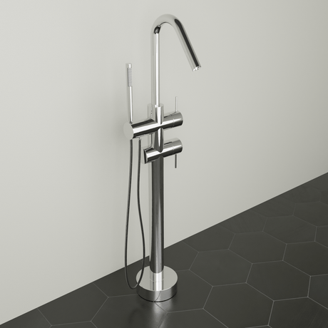Silerton Freestanding Tub Faucet with Hand Shower