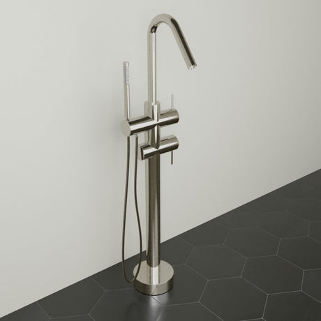Silerton Freestanding Tub Faucet with Hand Shower