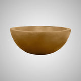 Small Lisman Oval Cast Concrete Vessel Sink - Vintage Brown