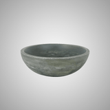 Small Sardis Round Cast Concrete Vessel Sink - Copper Green