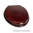 Solid Oak Wood Toilet Seat