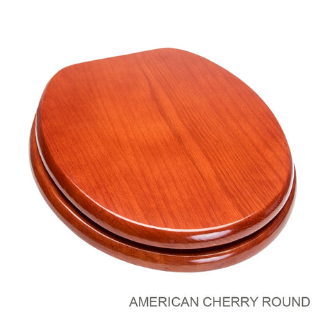 Solid Oak Wood Toilet Seat